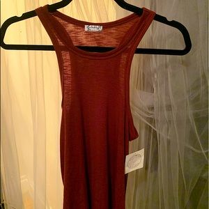 Maroon Racerback Tank